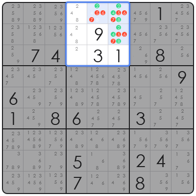 sudoku 6x6 easy